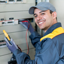 Electricians test