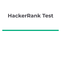 HackerRank Test